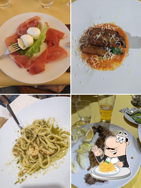 Spaghetti alla carbonara al Zi Fiore Ristorante Pizzeria