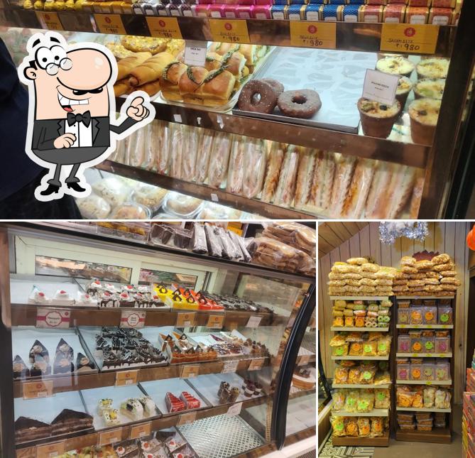 Take a seat at one of the tables at SFB Cookies