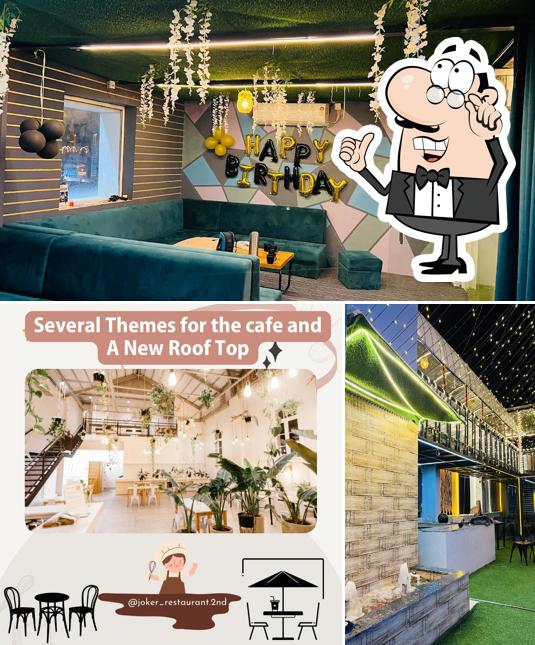 The Joker Rooftop & Restaurant is distinguished by interior and food