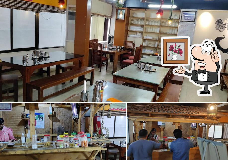 The interior of Machli Restaurant