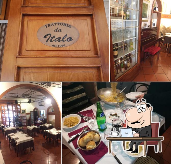 Gli interni di ITALO dal 1966 Trattoria Donna Irma