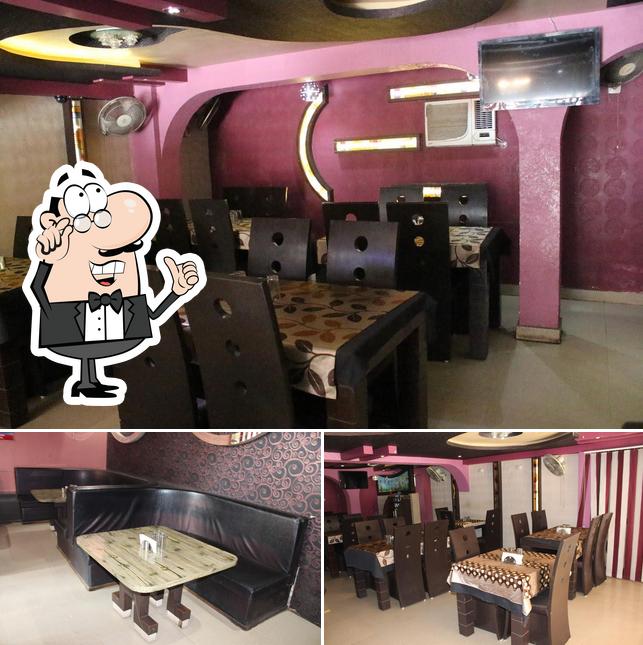 The interior of Al Hayat Non Veg Restaurant