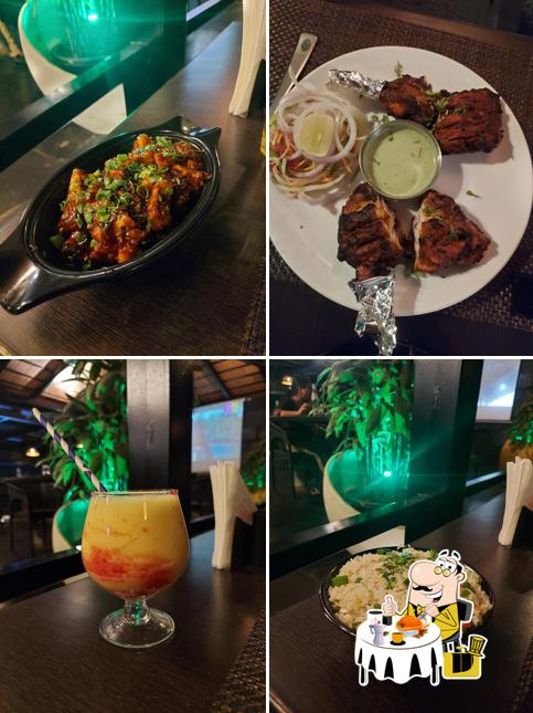 Pork chop at BLACK PEPPER Food & Drink Roof Top Restaurant Hotel President Mysore