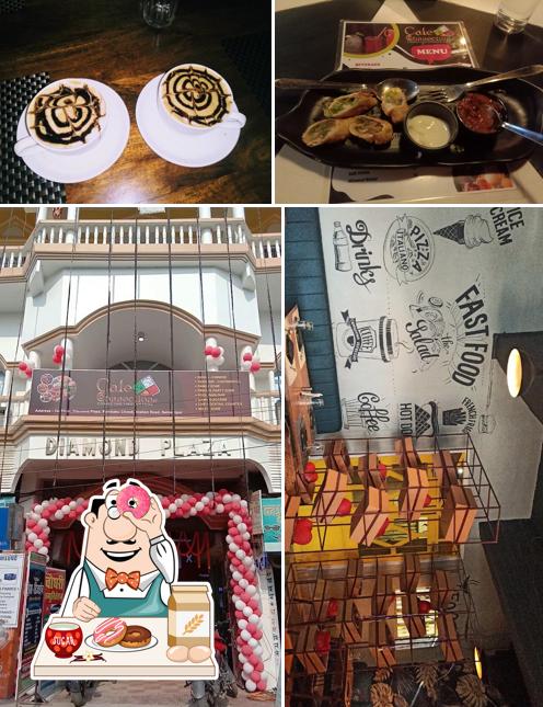 Cafe Connection serves a number of desserts