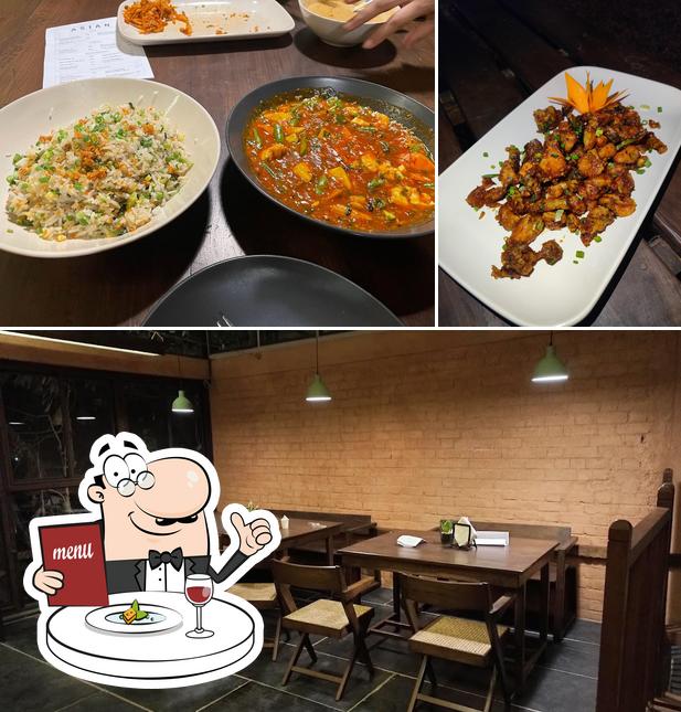 Among different things one can find food and interior at Nomads