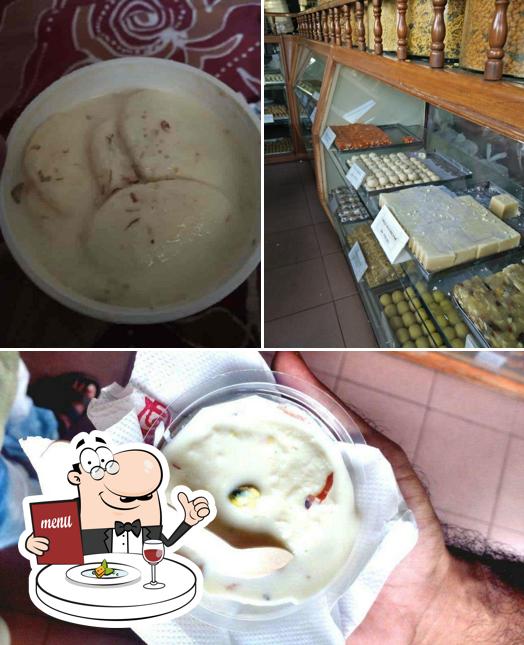 Food at Honey Dew Sweet Shop