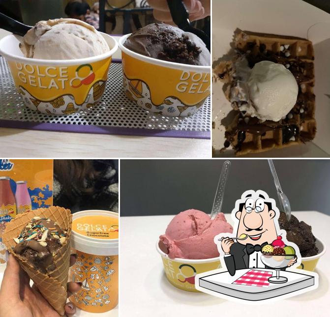 Dolce Gelato offers a range of desserts