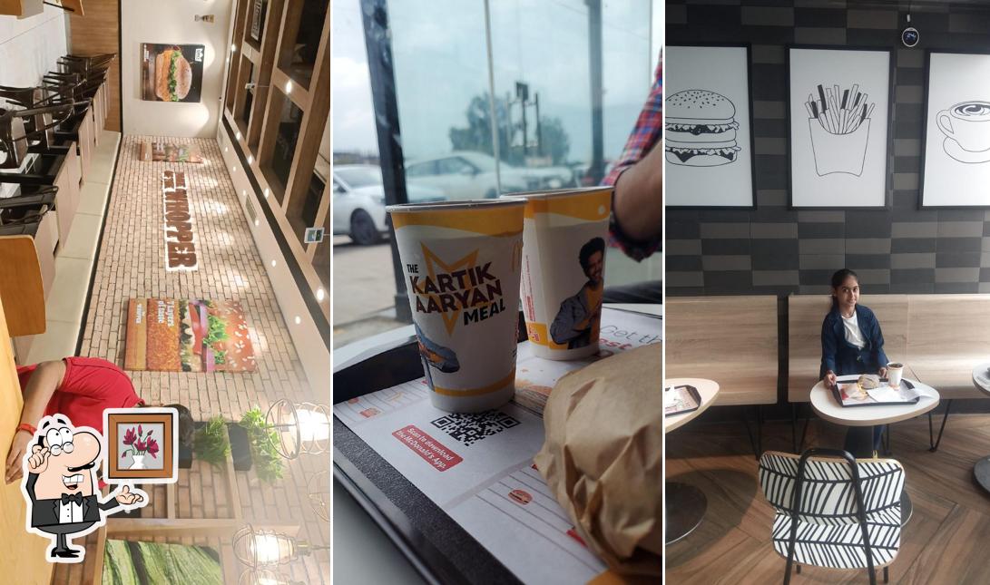 Take a seat at one of the tables at McDonald's