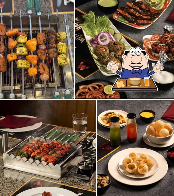 Food at Moti Mahal Barbecues