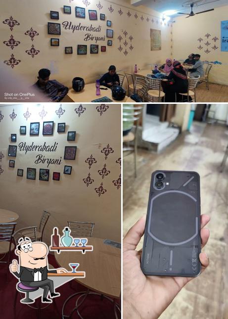 The interior of Hyderabadi Zaika