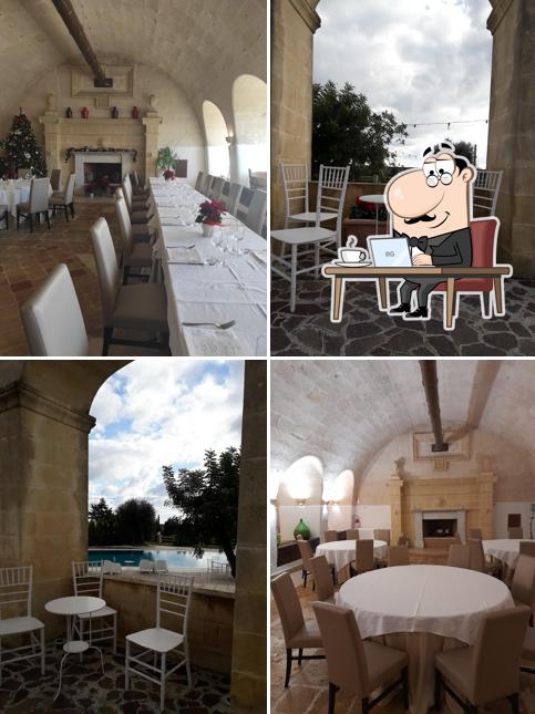 Gli interni di Masseria Savoia Resort