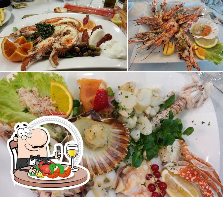 Prenditi tra i vari prodotti di cucina di mare offerti a Al Dorino