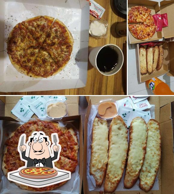 Pick different types of pizza