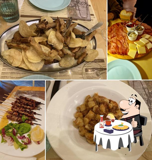 Piatto di formaggi al La Grotta