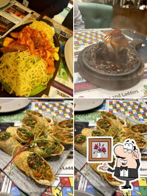 Take a seat at one of the tables at Mallow Garden Resto Bar