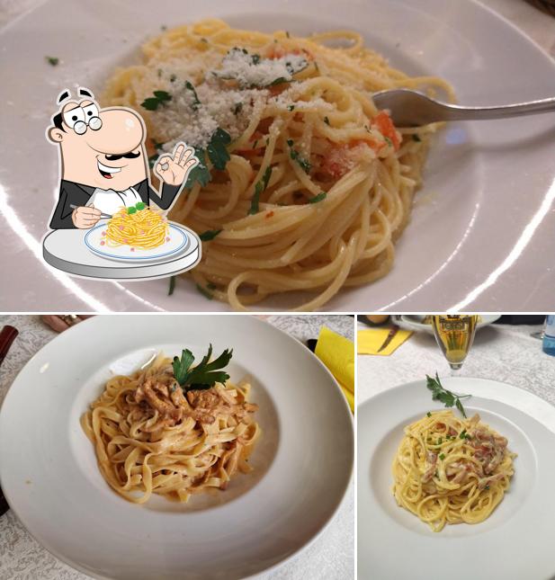 Spaghetti alla carbonara al Pizzeria Abc