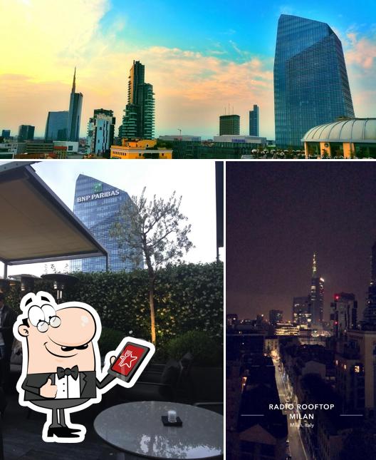 Gli esterni di Radio Rooftop Bar