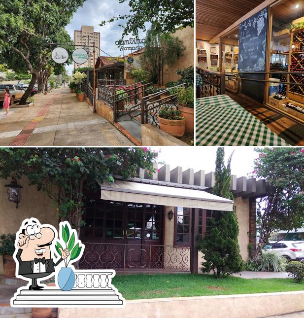 O exterior do Cantina Romana