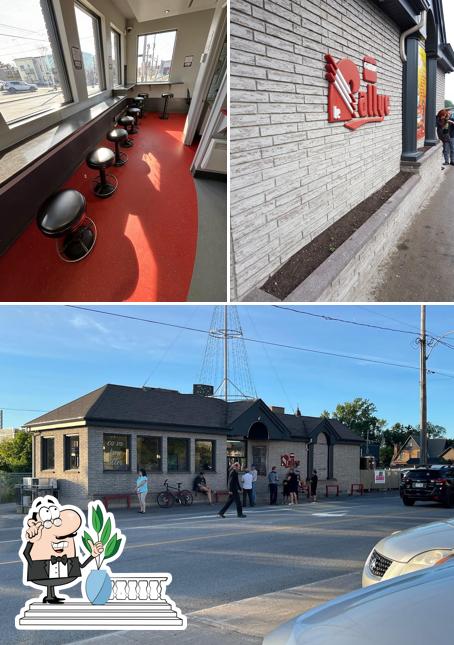 L'extérieur de Cantine Le Rallye