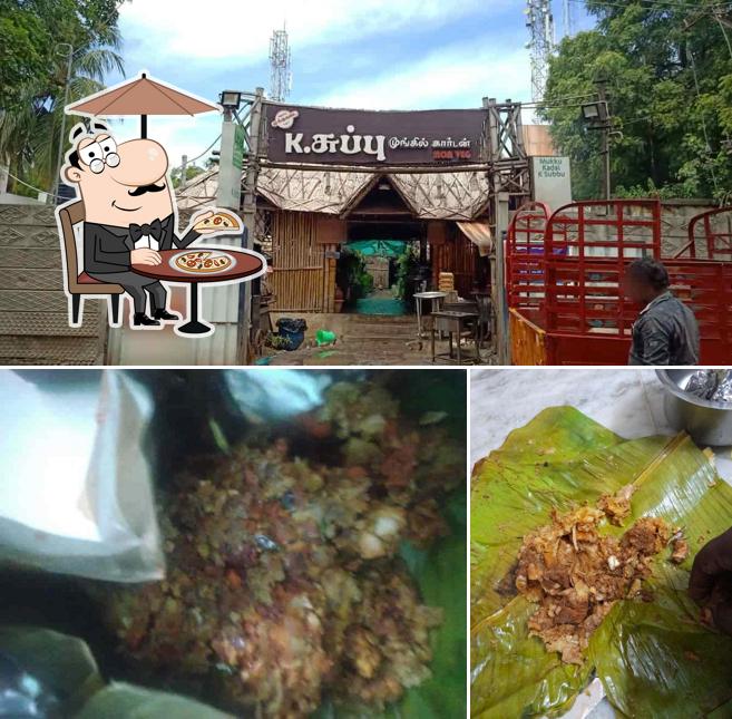 The exterior of Mukku Kadai K Subbu Moongil Thottam