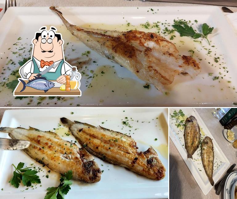 Salmone grigliato al Trattoria alla Risata