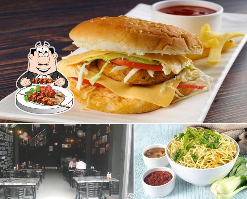 This is the image showing food and interior at Pb04 spicy hub