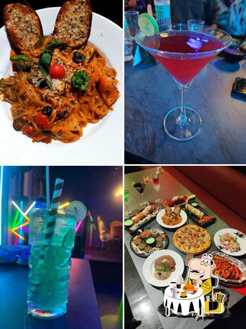 Food at Aura Restro Lounge