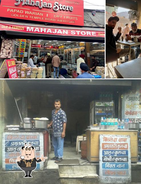 Enjoy a beverage at Billa Da Dhaba (Amritsari Kulcha)