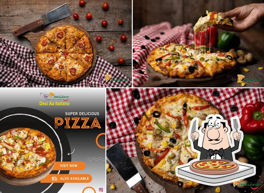 Try out pizza at Desi Aa Italiano (College Road Outlet)