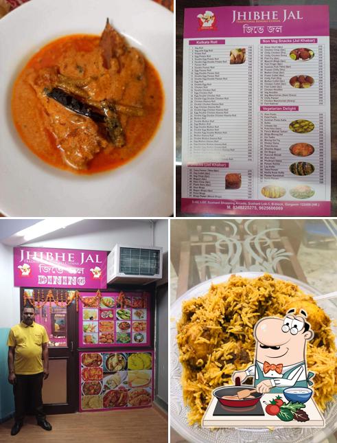 Chicken curry at Jhibhe Jal