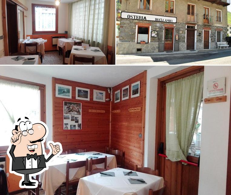 La interni e esterno del ristorante