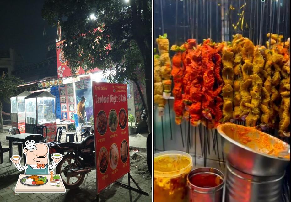 Food at tandori nights restaurant