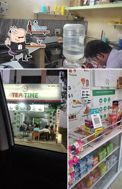The interior of Tea Time