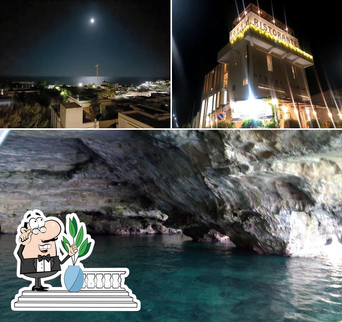 Puoi goderti l'aria fresca da seduto all'esterno di Torri dell'acqua restaurant