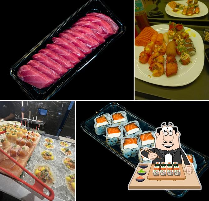 No Sushi Gourmet Águas Claras, você pode provar sushi