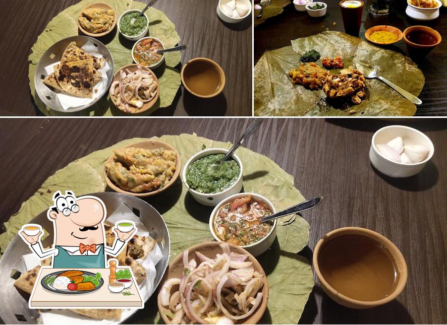 Food at Baati Chokha Restaurant (Taste of Banaras)