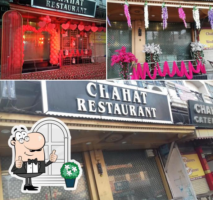 You can get some fresh air outside Chahat Restaurant
