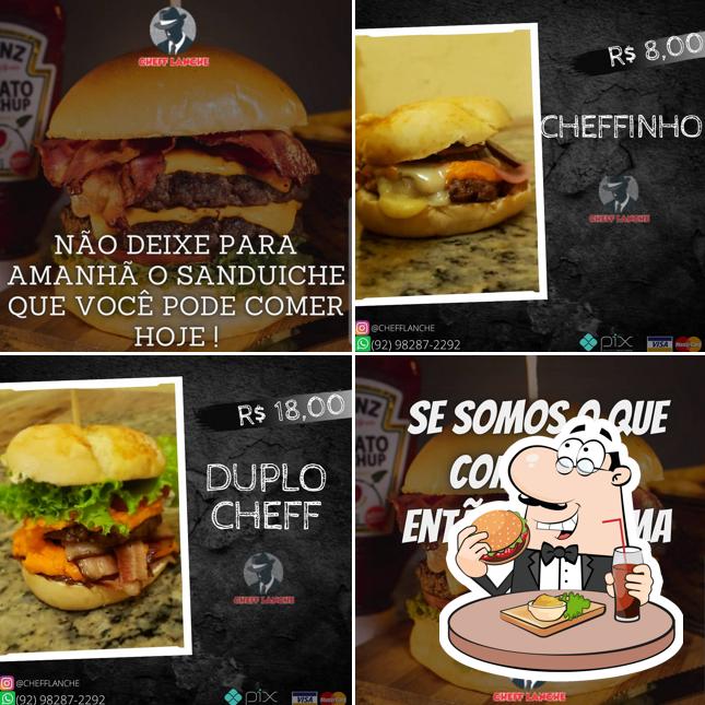Hambúrguer em Cheff Lanches