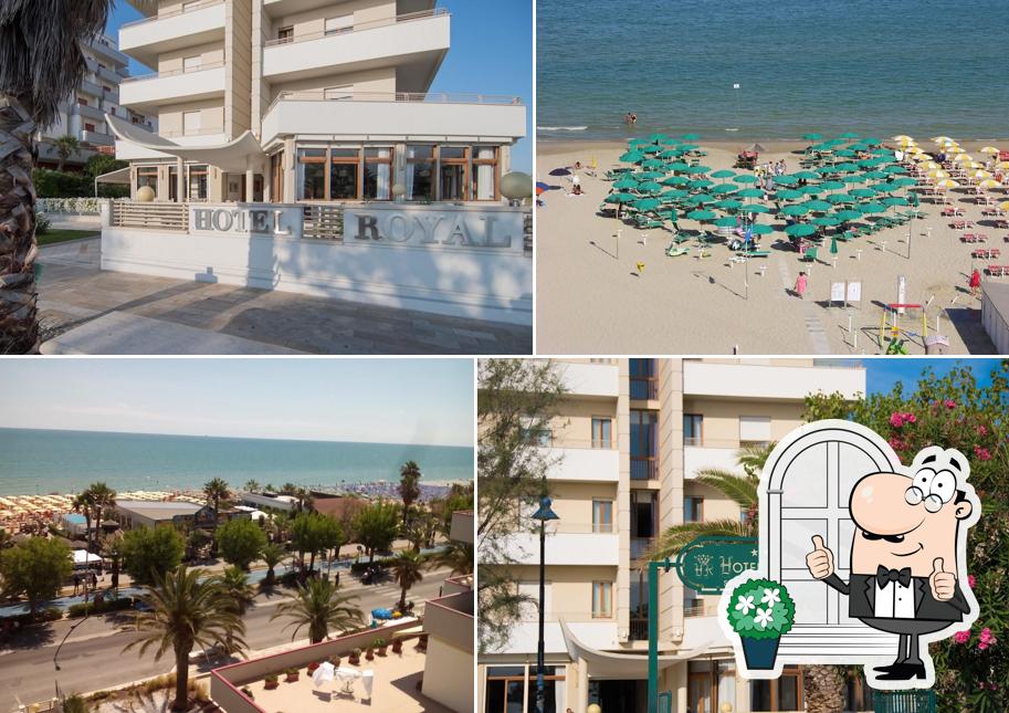Gli esterni di Hotel Royal
