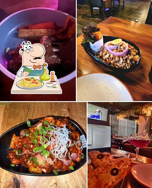Food at Purple Chameleon