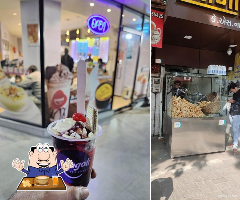 Food at Rangoli Ice Cream Maninagar Ahmedabad