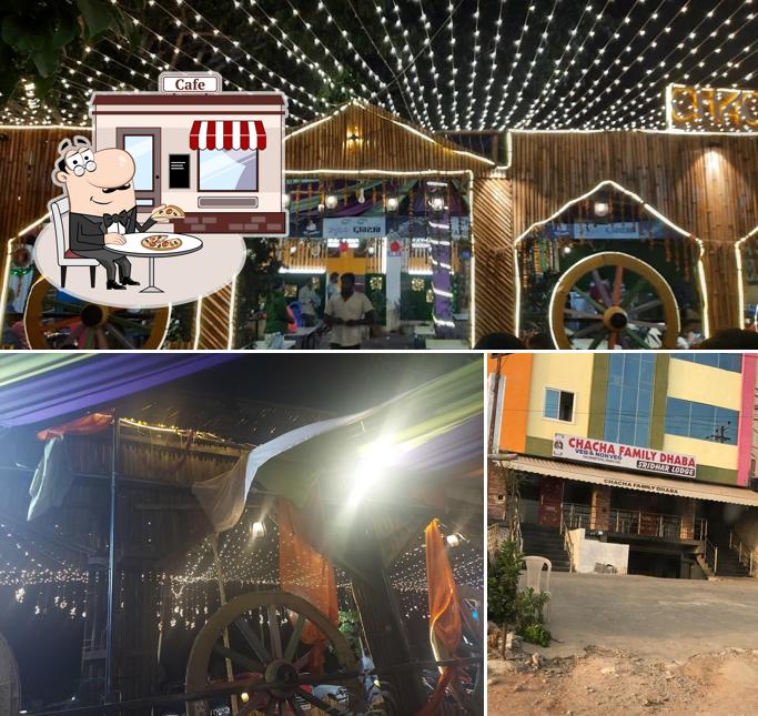 Take a look at the outside area of Chacha Family Dhaba
