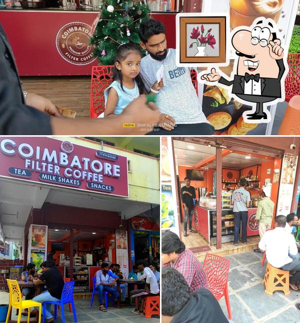 The image of interior and exterior at Coimbatore Filter Coffee&Juice point