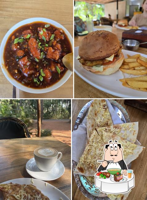 Hot and sour soup at Dhara Restocafe