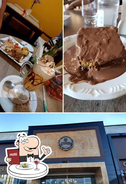 Entre diferentes coisas, comida e exterior podem ser encontrados no Gramatto