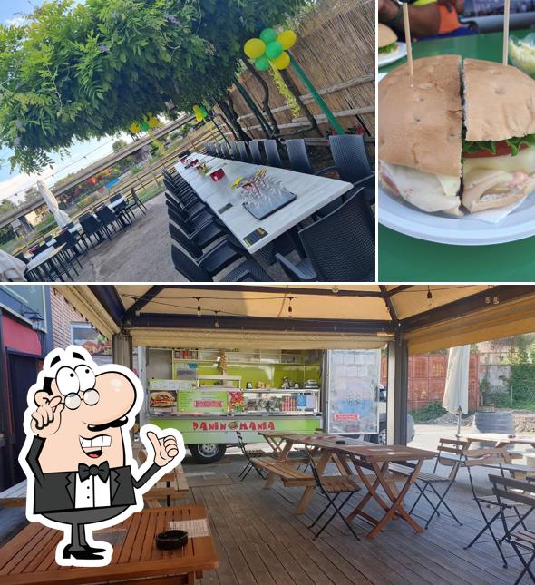 Gli interni di #Paninomania:il bar