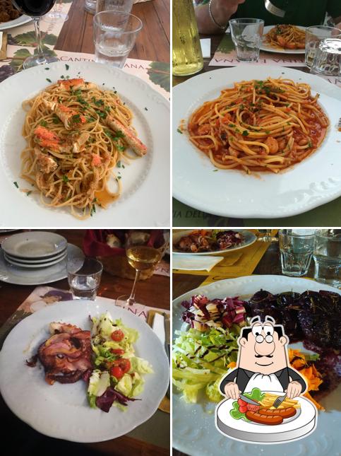 Platti al Cantina Elbana