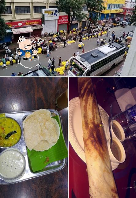 The image of Hotel Ajantha’s food and exterior