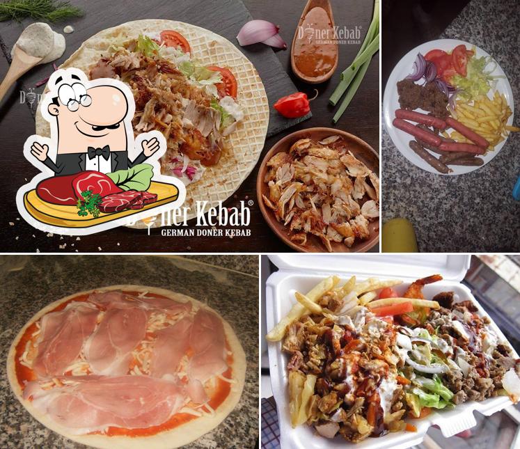 Prenditi i piatti di carne a Pizzeria kebap di vigliano Istanbul Turchia