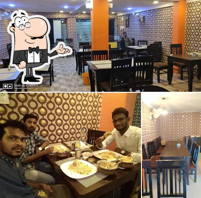 The interior of Biryani Zone